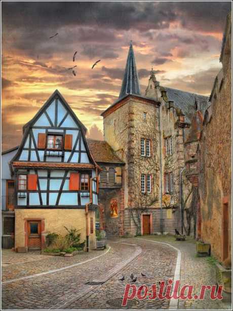 La Maison bleue – Kientzheim, Haut-Rhin (France) – Photo : Jean-Michel Priaux