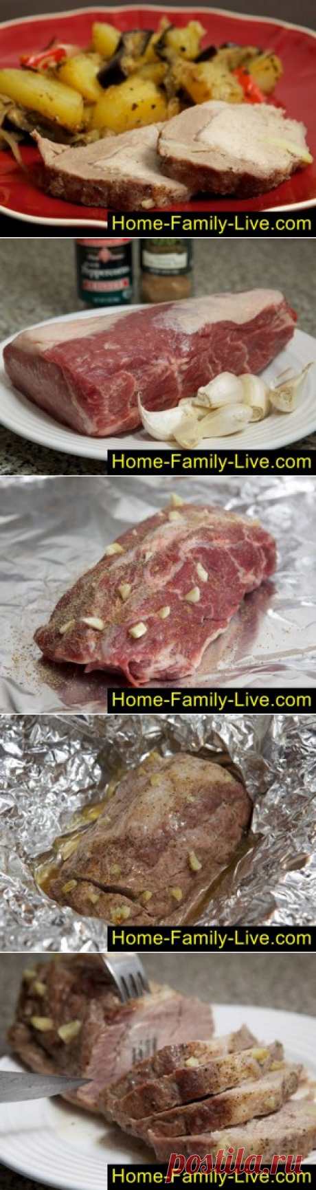 Свинина с чесноком/Сайт с пошаговыми рецептами с фото для тех кто любит готовить