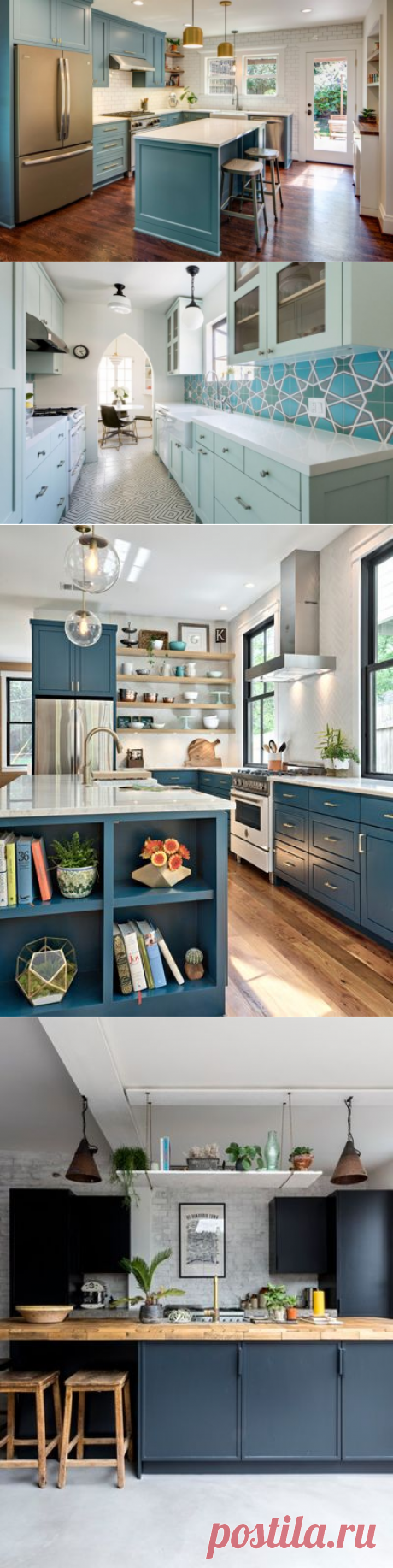Is This the Year Blue and Green Kitchen Cabinets Edge Out White?