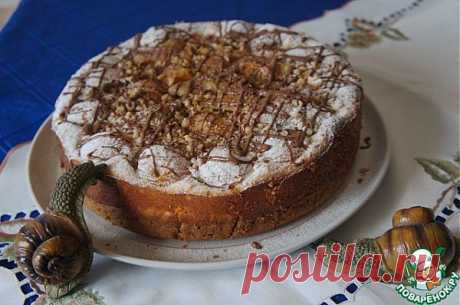 Творожный пирог с абрикосами - кулинарный рецепт