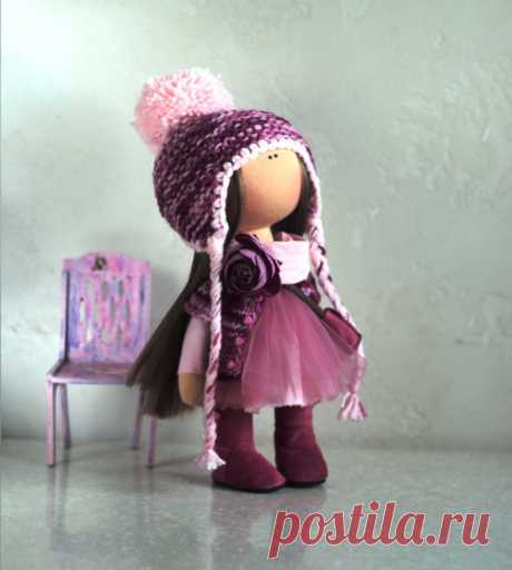 Winter doll Handmade doll Russian doll Cloth by AnnKirillartPlace