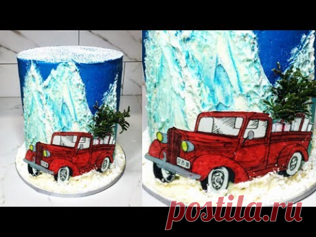 Cake decorating tutorials | CHRISTMAS cake | Sugarella Sweets