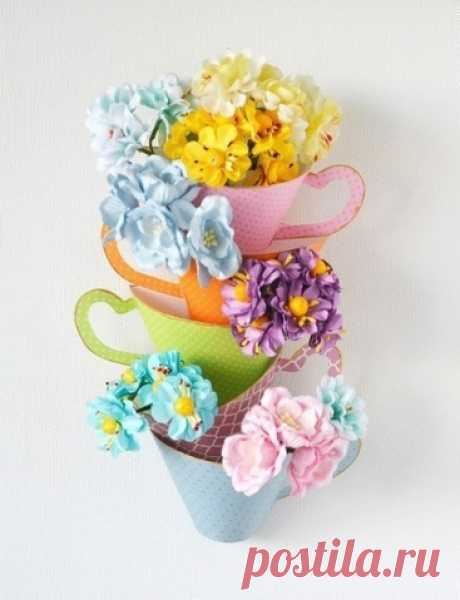 Мастер класс: Практичный декор для хранения цветов от Инны Бронниковой / Болталка / Интересные идеи для вдохновения