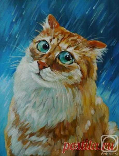 «Дождливые думы» картина Паниной Киры (холст, акрил) — купить на ArtNow.ru