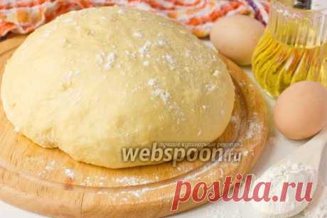 Дрожжевое тесто для пирожков рецепт на молоке и сухих дрожжах на Webspoon.ru