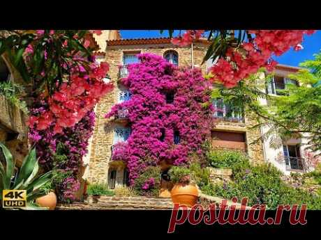 Борм-ле-Мимоза - Самые красивые деревни Франции - Цветочная деревня, полная очарования