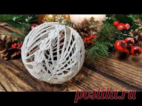 Новогодний ШАР крючком / Christmas BALL crochet