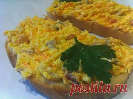 Закуска – бутерброд со вкусом красной икры | Веб Рецепт