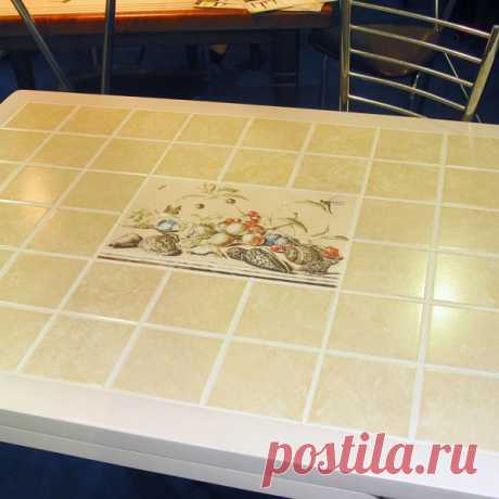 Стол из керамической плитки своими руками: идеи оригинального декора и дизайна кухонной мебели