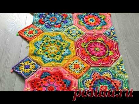 how to crochet Persian tile 2024  /Persian tile (part 1)