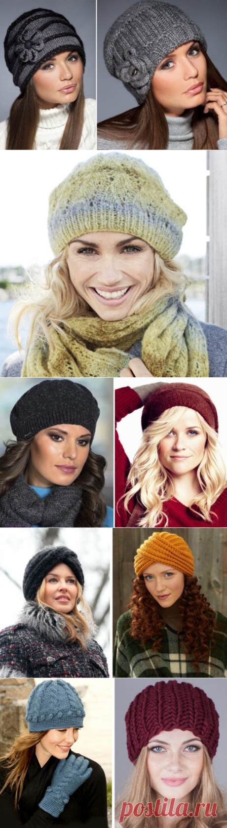 Вязаные шапки для женщин 50 лет: фото шикарных зимних моделей » Sam-Sdelay.RU – Сделай сам!