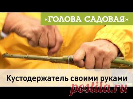 Голова садовая - Кустодержатель своими руками