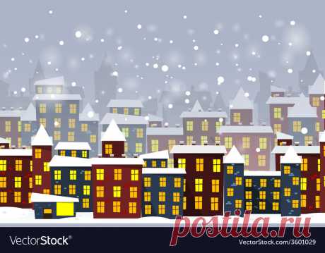 cartoon-winter-city-vector-3601029.jpg (1000×780)