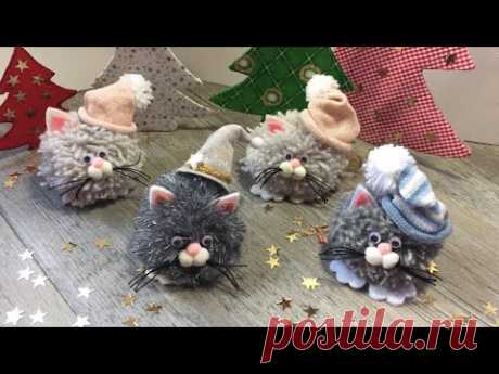 Easy DIY for Christmas TUTORIAL FACILISSIMO con ponpom per Natale