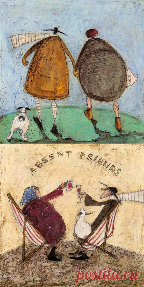 Маленький мир мистера Горчицы.... Художник Sam Toft