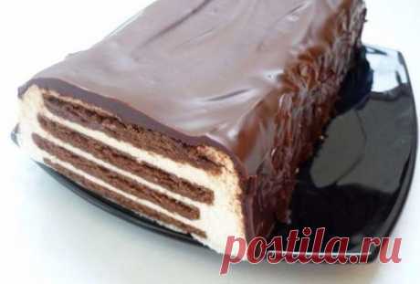 Полосатый рейс: Тортик без выпечки "Полосатый" Десерт, который я всегда любила и люблю!