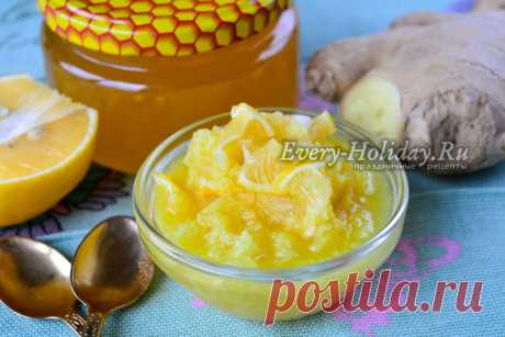 Имбирь с лимоном и мёдом, рецепт здоровья