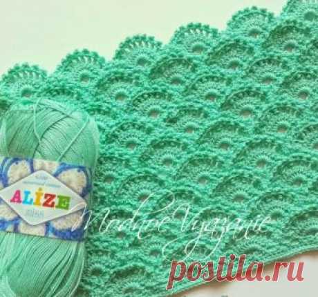 Узоры *Веера* для вязания крючком - Crochet - Modnoe Vyazanie