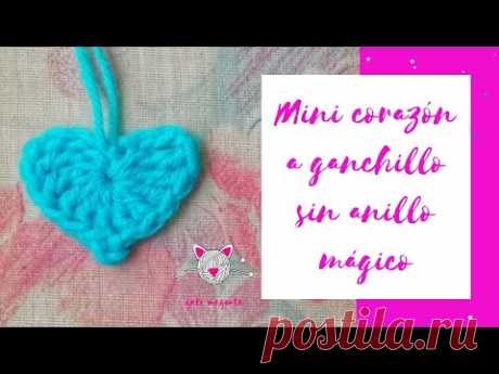 Cómo tejer corazón a crochet SIN anillo mágico ❤︎ Tutorial de crochet/ganchillo paso a paso