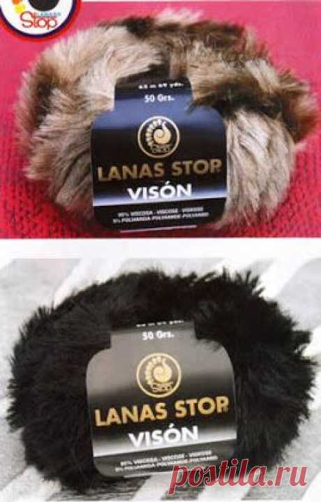 Путеводитель в мире вязания: Пряжа Vison от Lanas Stop - имитация меха норки