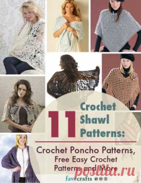 11 Crochet Shawl Patterns: Crochet Poncho Patterns, Free Easy Crochet Patterns and More | FaveCrafts.com