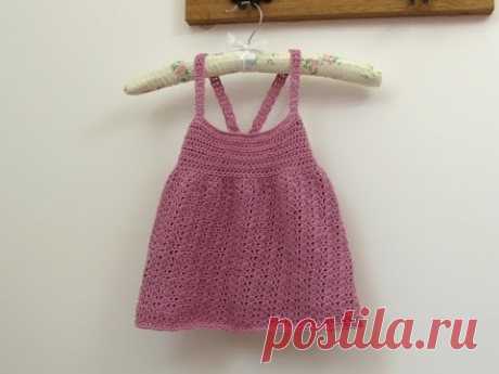 How to crochet a pretty lace dress for beginners - any size