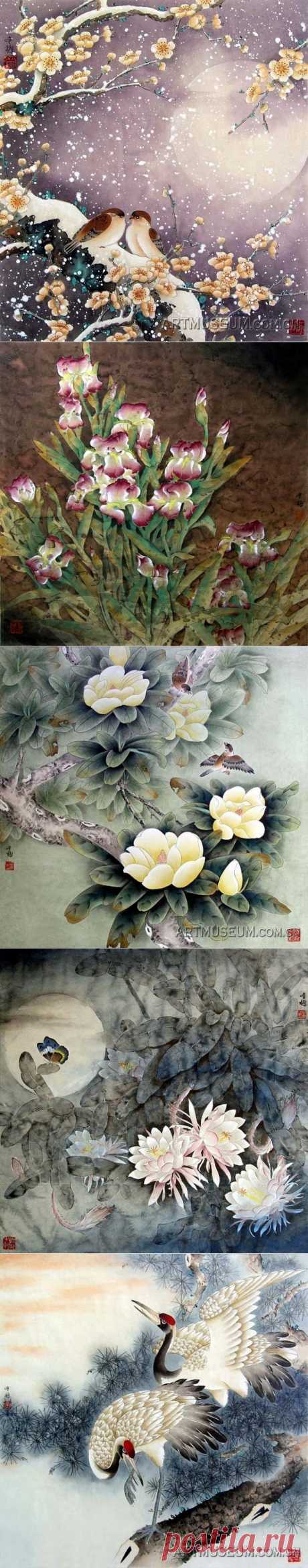 Живопись Китая. Художница Dongmei Gan.
