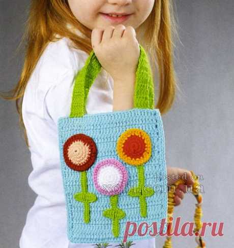 сумочка для девочки "волшебные цветы"