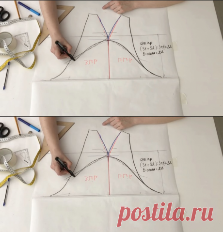 Самое быстрое и простое построение выкройки рукава реглан и втачного рукава для пальто или куртки (Шитье и крой) – Журнал Вдохновение Рукодельницы