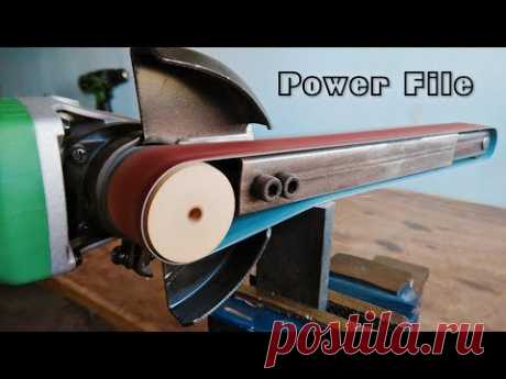 How To Make A Power File || Angle Grinder Hack