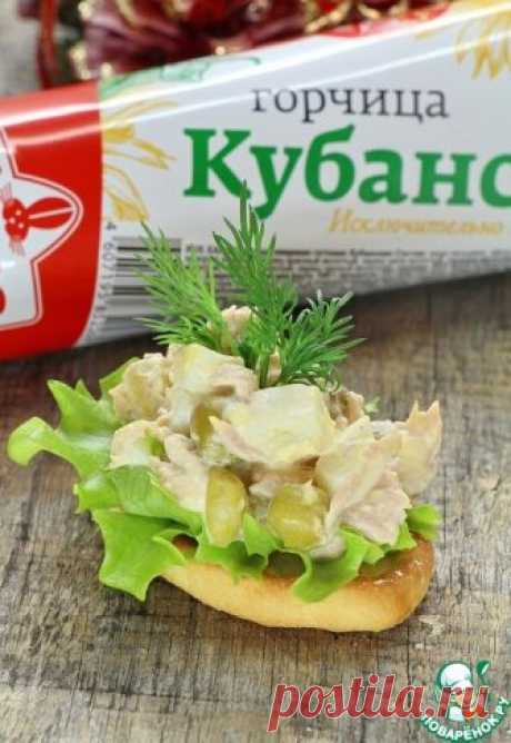 Тарталетки с тунцом и горчичной заправкой – кулинарный рецепт