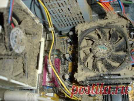 Как правильно почистить компьютер от пыли?
