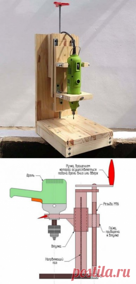 Стойка для дрели своими руками — ОчУмелые ручки