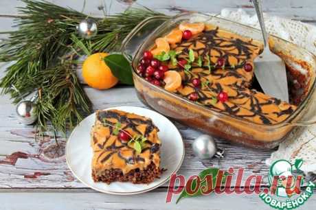 Шоколадный пирог со сгущенкой – кулинарный рецепт
