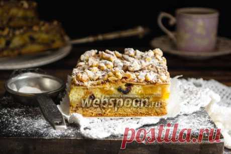 Яблочный пирог с орехами рецепт с фото, как приготовить на Webspoon.ru