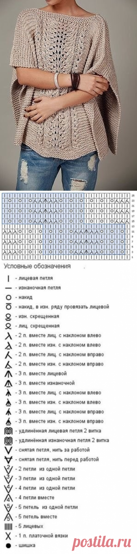 Шикарная накидка со схемой — Сделай сам, идеи для творчества - DIY Ideas