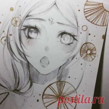one of the commissioner will receive this drawing &gt;&lt; ehehe #drawing #sketch #doodle #anime #manga #girl #pencil