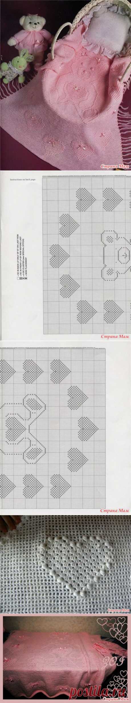 Вяжем вместе плед &quot;Мой медвежонок&quot;: Дневник группы &quot;Вяжем вместе он-лайн&quot; - Страна Мам