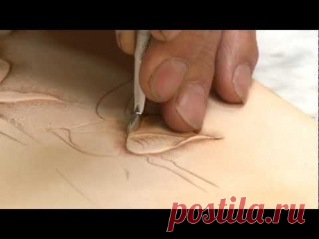 Carving a Leathercraft Leaf - Part 4