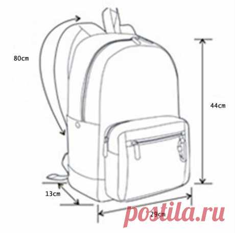 Рюкзаки детские, женские. Выкройки с размерами | Вертолет на пенсии | Яндекс Дзен