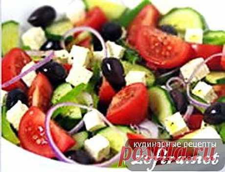Рецепт греческого салата - домашние рецепты с фото