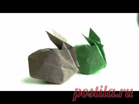 Origami Bunny Rabbit Tutorial - paper craft