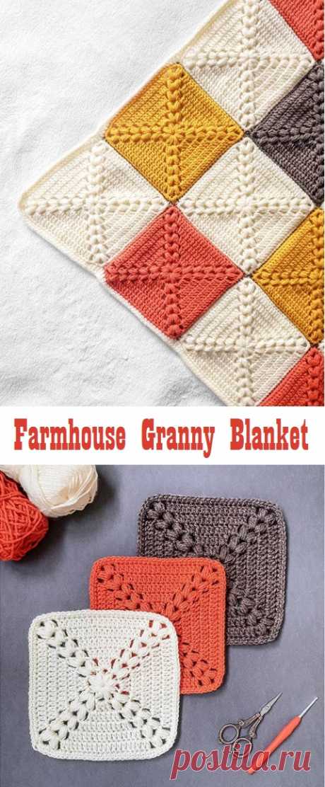 How to Crochet a Farmhouse Granny - Design Peak