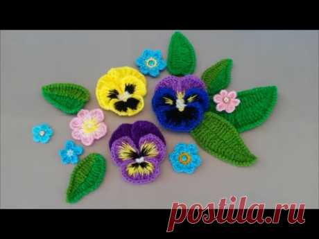DIY: How to crochet pansy