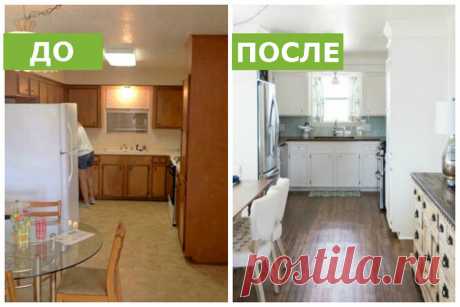 Преображение кухни: фото до и после