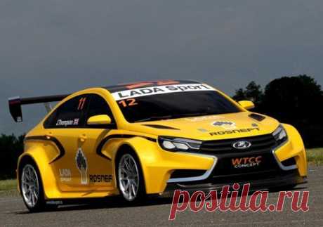 Прокаченная Lada Vesta для участия в серии WTCC. / Surfingbird - все, что интересно тебе