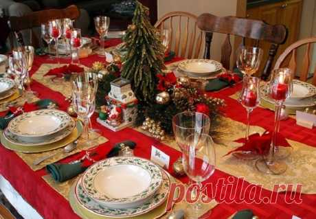 Украшаем стол к Новому году правильно и со вкусом! Идеи для сервировки и праздничного декора | OKuhneVse.ru