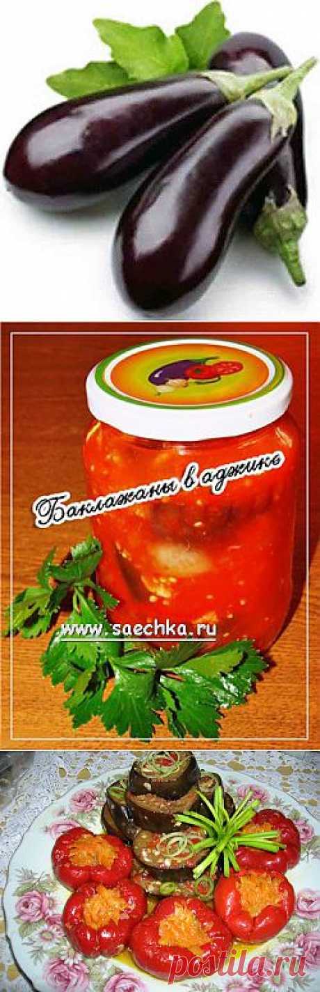 Баклажаны на зиму - 3 вкуснейших рецепта.