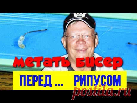 Метать бисер перед рипусом  Ловля рипуса на искусственные насадки