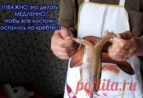 Филе без костей за 3 минуты | Как быстро почистить селёдку | Рыбалка для души | Пульс Mail.ru